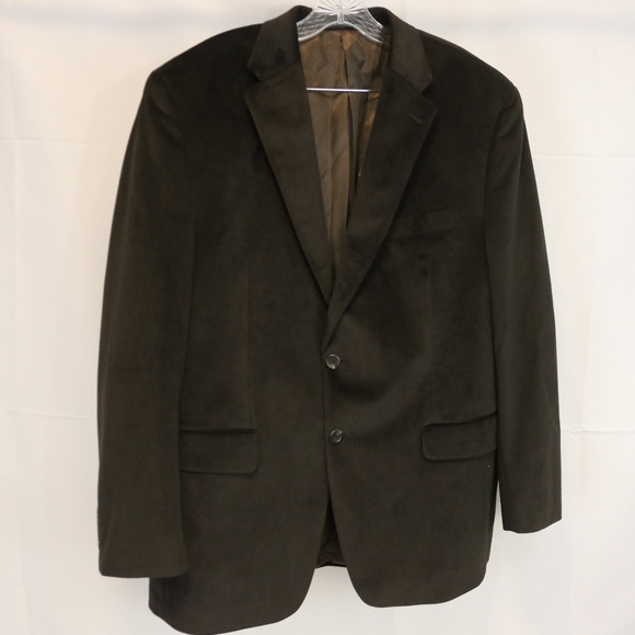 Chaps Other - Chaps Men's 44R Sport Coat  Dark Brown Velvet
